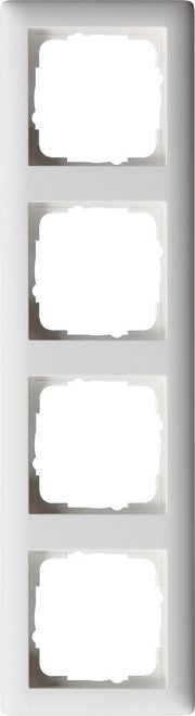 Standard 55 afdekraam 4V zuiver mat wit