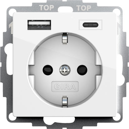 WCD RA 1V + USB A+C zuiver wit