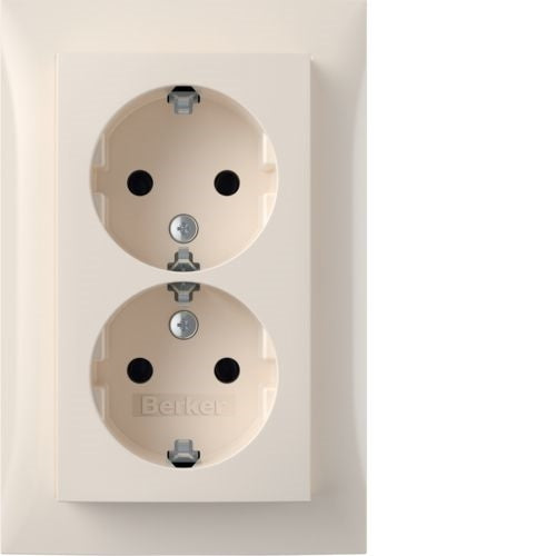 WCD RA 2-voudig inbouw creme