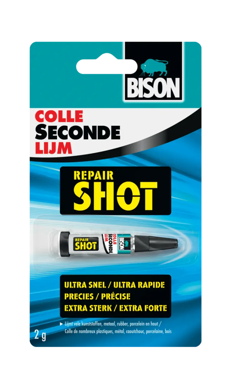 Bison secondelijm repair shot 2g