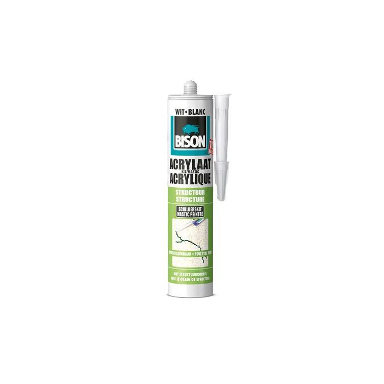 Bison acrylaatkit elastisch wit 310ml