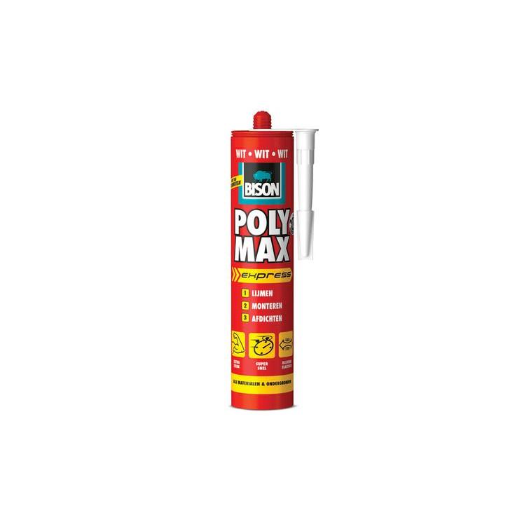 Bison universele montage lijm elastisch wit 435gr