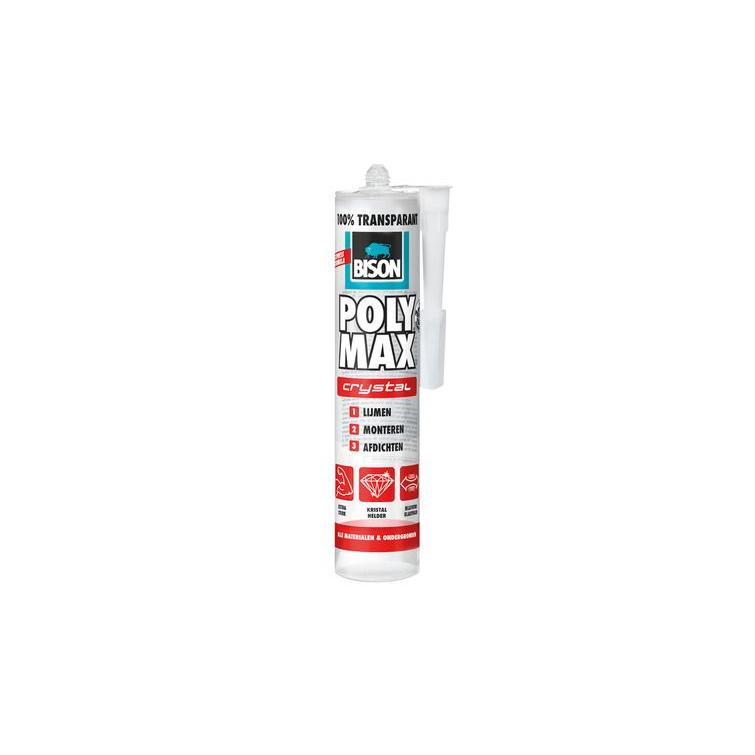 Bison universele montage lijm elastisch transparant 300gr