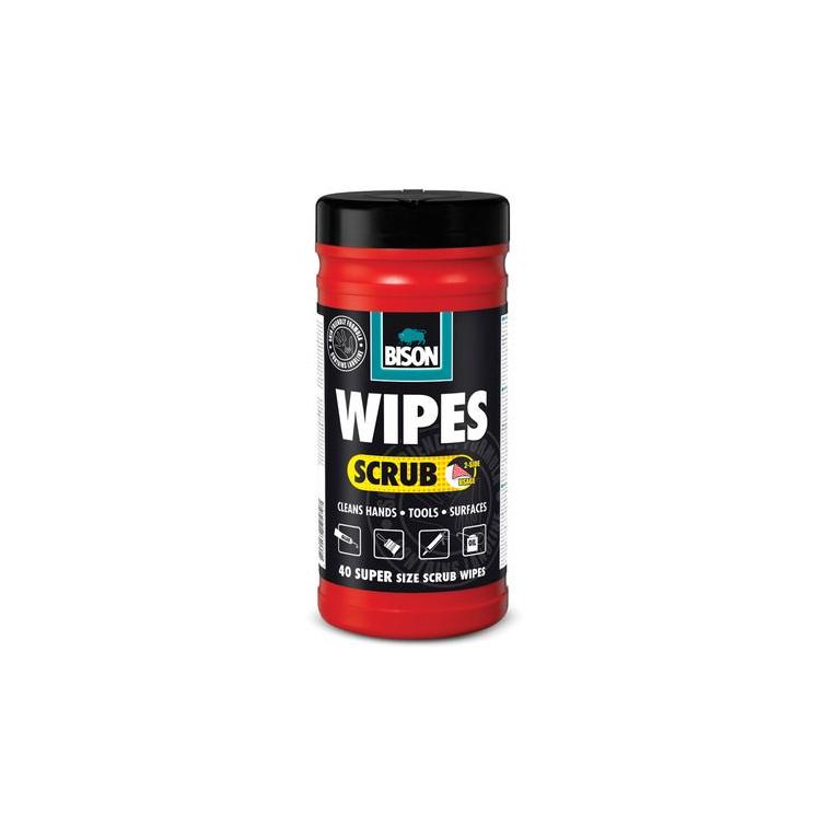 Bison Wipes Scrub reinigingsdoek 40 stuks