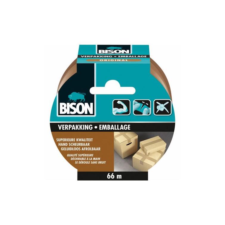 Bison verpakkingstape Original 50mmx66m