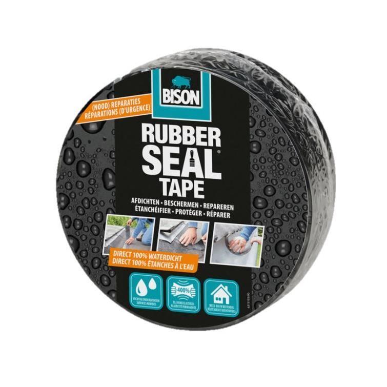 Bison Rubber Seal reparatietape 7,5 cm x 5 m