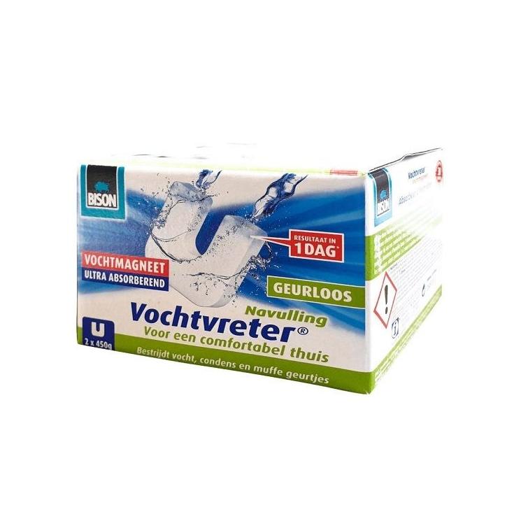 Bison vochtvreter Ambiance vochtmagneet wit 450gr