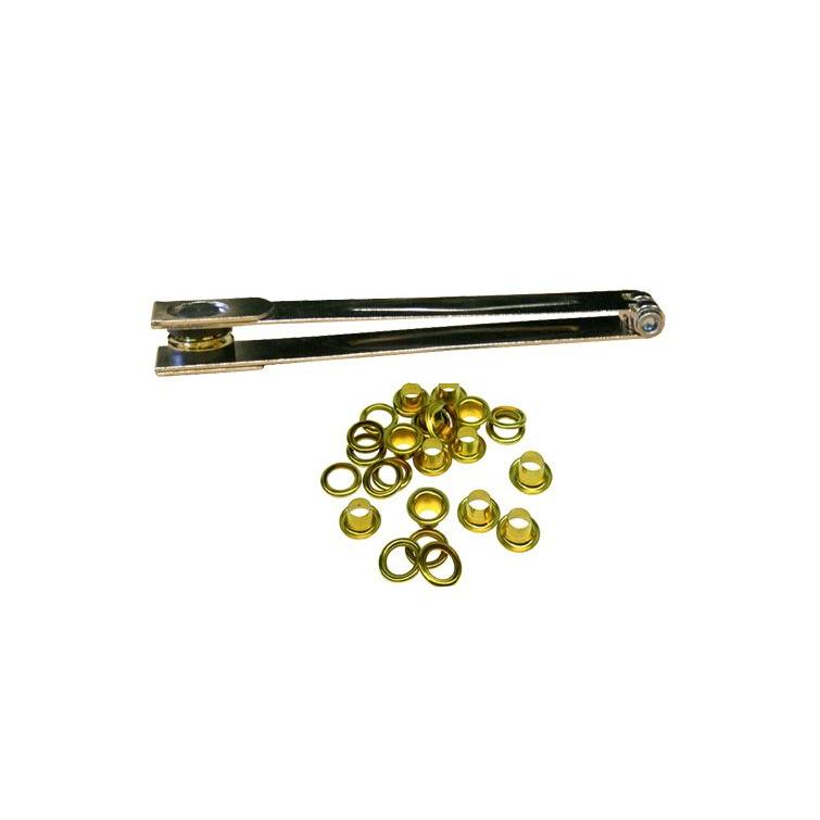 Skandia zeilringtangset met verkoperde ringen 10mm 12 stuks