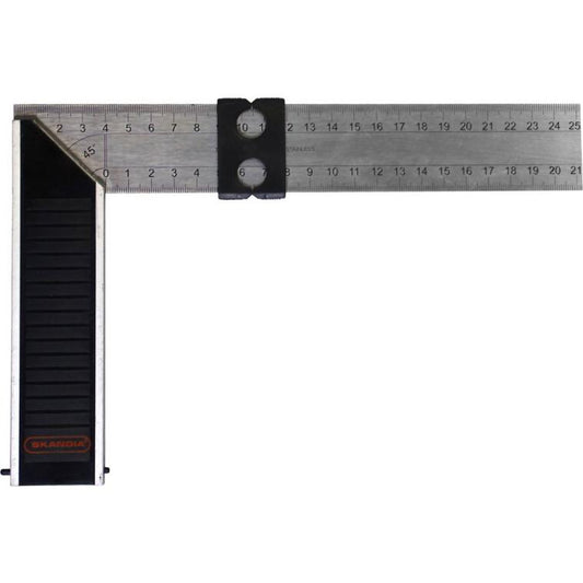 Skandia winkelhaak aluminium 250 mm