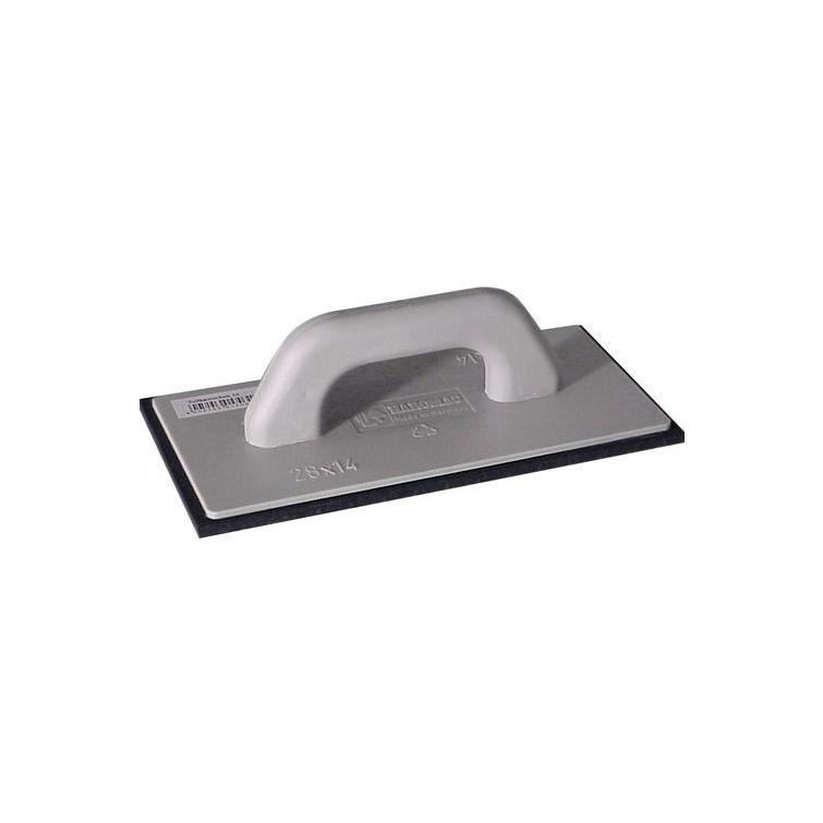 Skandia schuurbord rubber zwart 28x14cm