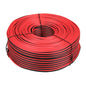 2 x 1      luidsprekerkabel rood/zwart