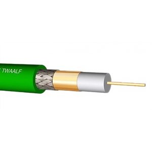 COAX PE TELASS100 GROEN RING 200M BEDEA