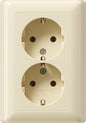 WCD RA 2V inbouw crème