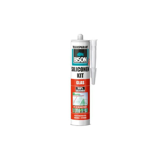 Bison siliconenkit elastisch transparant 310ml
