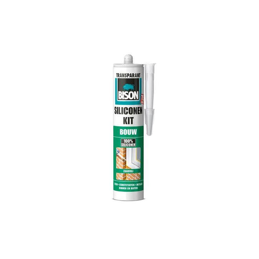 Bison siliconenkit elastisch transparant 310ml