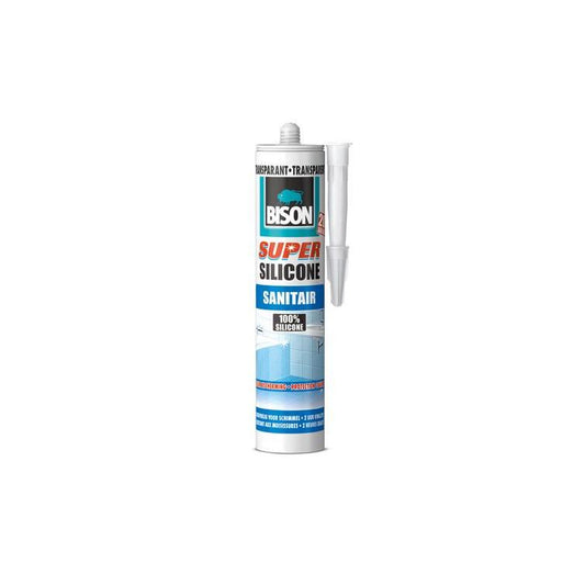 Bison siliconenkit elastisch transparant 310ml