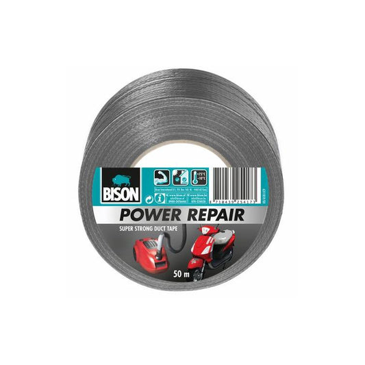 Bison Power Repair tape grijs 50mmx50m