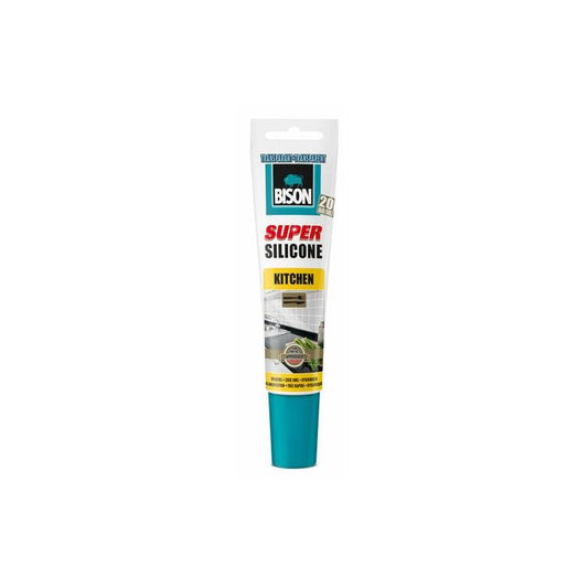 Bison siliconenkit elastisch transparant 150ml