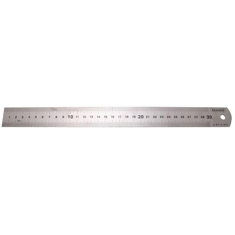 Skandia liniaal RVS 300mm