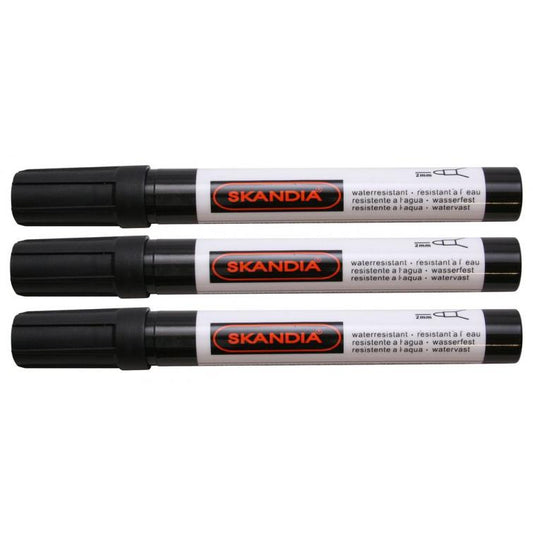 Skandia viltstift zwart 3 stuks