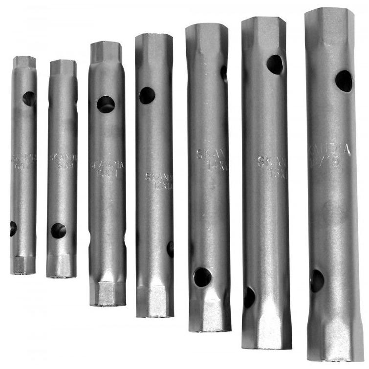 Skandia pijpsleutelset 8-19mm 7-delig